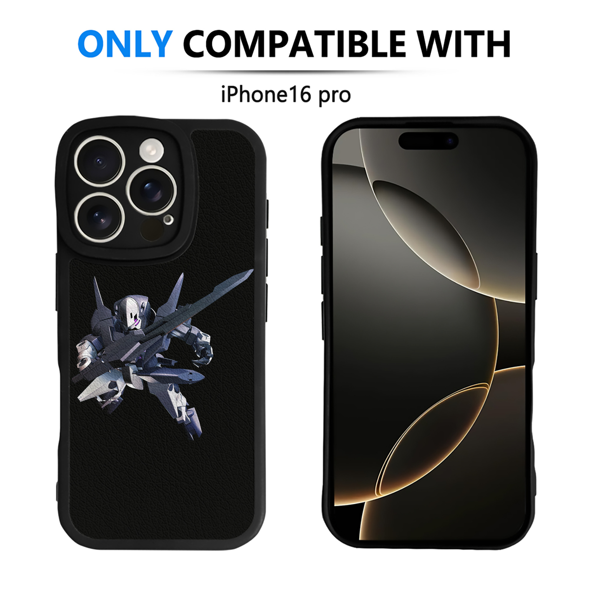 （画像用） 機動戦士ガンダム Mobile Suit Gundam 【iPhone 16シリーズ対応】シリコンスマホケース（レザー調） 材質：シリコン